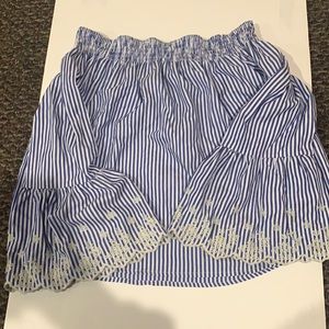 off the shoulder blouse